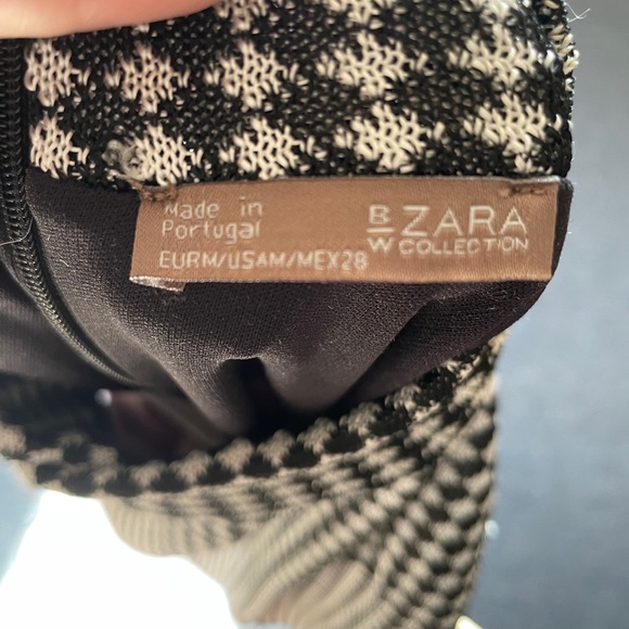 MIDI Zara Black & White Dress (Like NEW!) - Picture 2 of 3